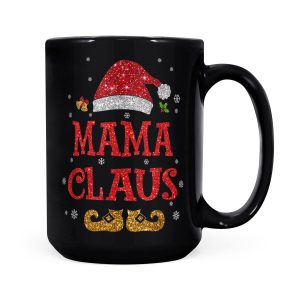 Alternative view of Mama Claus Christmas - Black Mug
