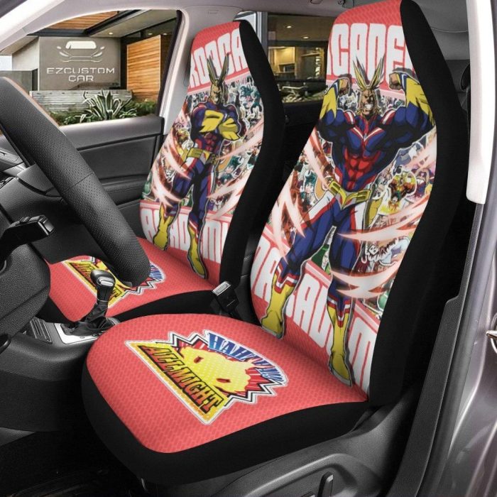 All Might Car Seat Covers My Hero Academia Anime Car Accessories