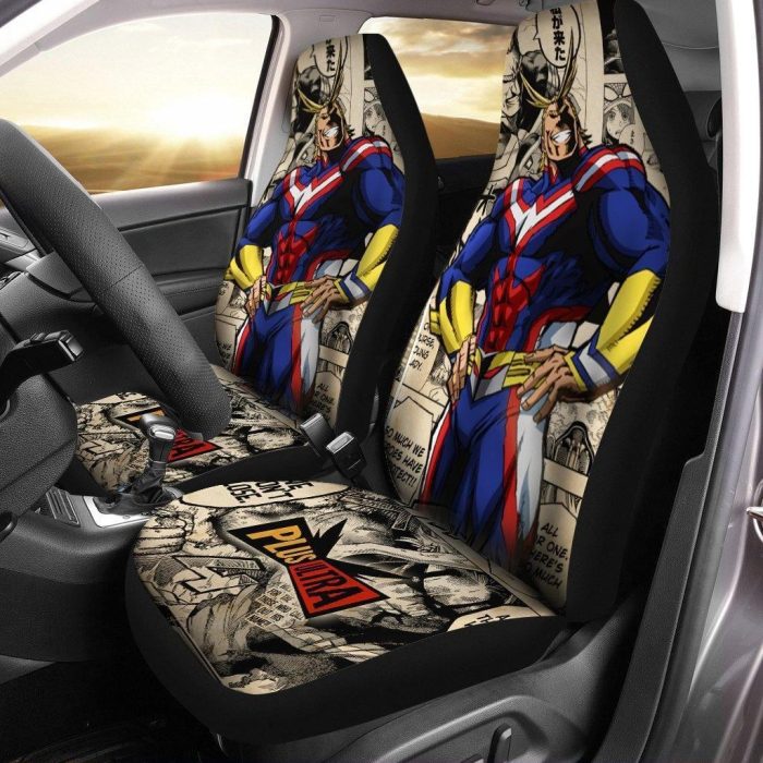 All Might Mix Manga Car Seat Covers - Car Accessories Anime My Hero Academia