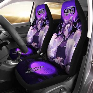 Anime Gifts Shinobu Kocho Car Seat Covers Custom Demon Slayer Anime Car Accessories