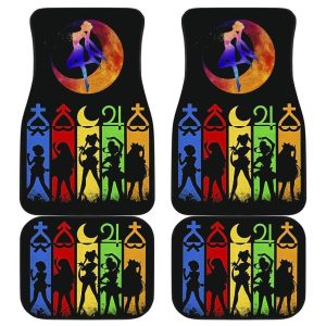 Art Sailor Moon Team Car Floor Mats Manga Fan Gift