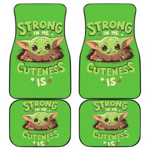 Baby Yoda Cute Car Floor Mats The Mandalorian Movies SWCFM09