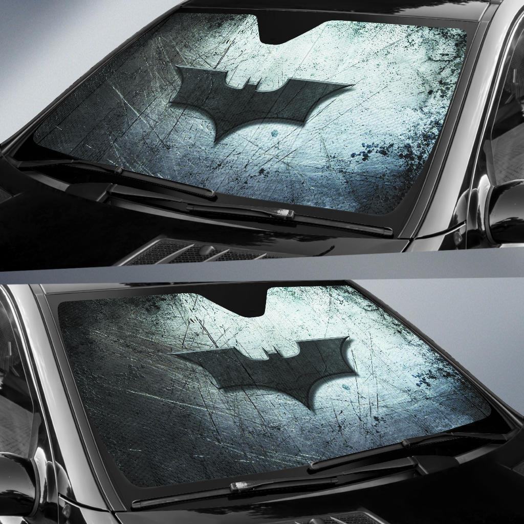 Batman Logo In Dark Theme Car Windshield Sun Shade – Choose Life ...