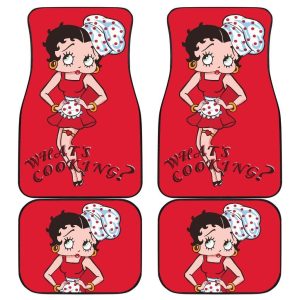 Betty Boop Car Floor Mats - Betty Boop Car Floor Mats What's Cooking Cartoon