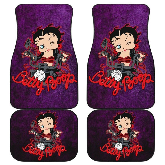 Betty Boop Car Floor Mats - Betty Boop Cartoon Fan Gift Car Floor Mats