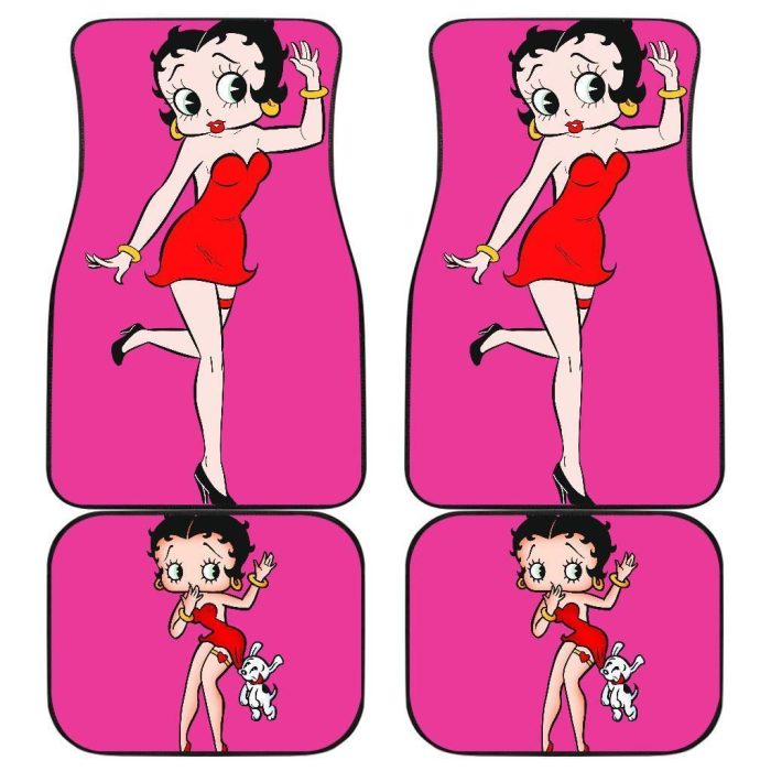 Betty Boop Car Floor Mats - Betty Boop Charming Dress Car Floor Mats