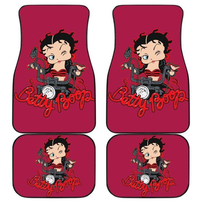 Betty Boop Car Floor Mats - Cartoon Car Floor Mats Betty Boop Fan Gift