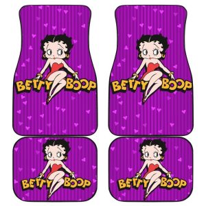 Betty Boop Car Floor Mats - Cartoon Fan Gift Car Floor Mats Pretty Betty Boop
