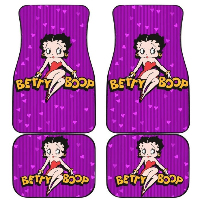 Betty Boop Car Floor Mats - Cartoon Fan Gift Car Floor Mats Pretty Betty Boop