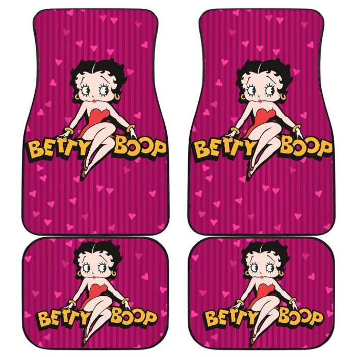 Betty Boop Car Floor Mats - Cartoon Fan Gift Pretty Betty Boop Car Floor Mats