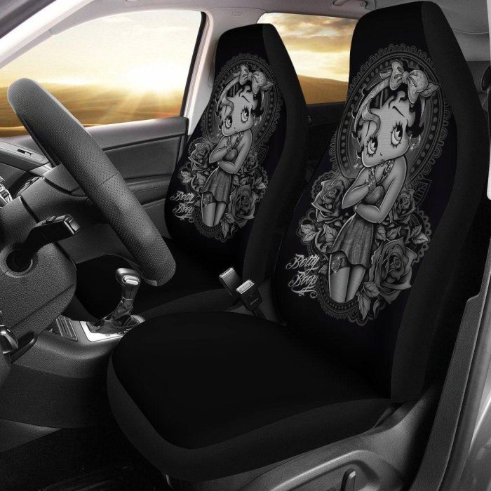 Betty Boop Car Seat Covers - Car Accessories - Betty Boop Tattoo Art Cartoon Car Seat Covers - Car Accessories