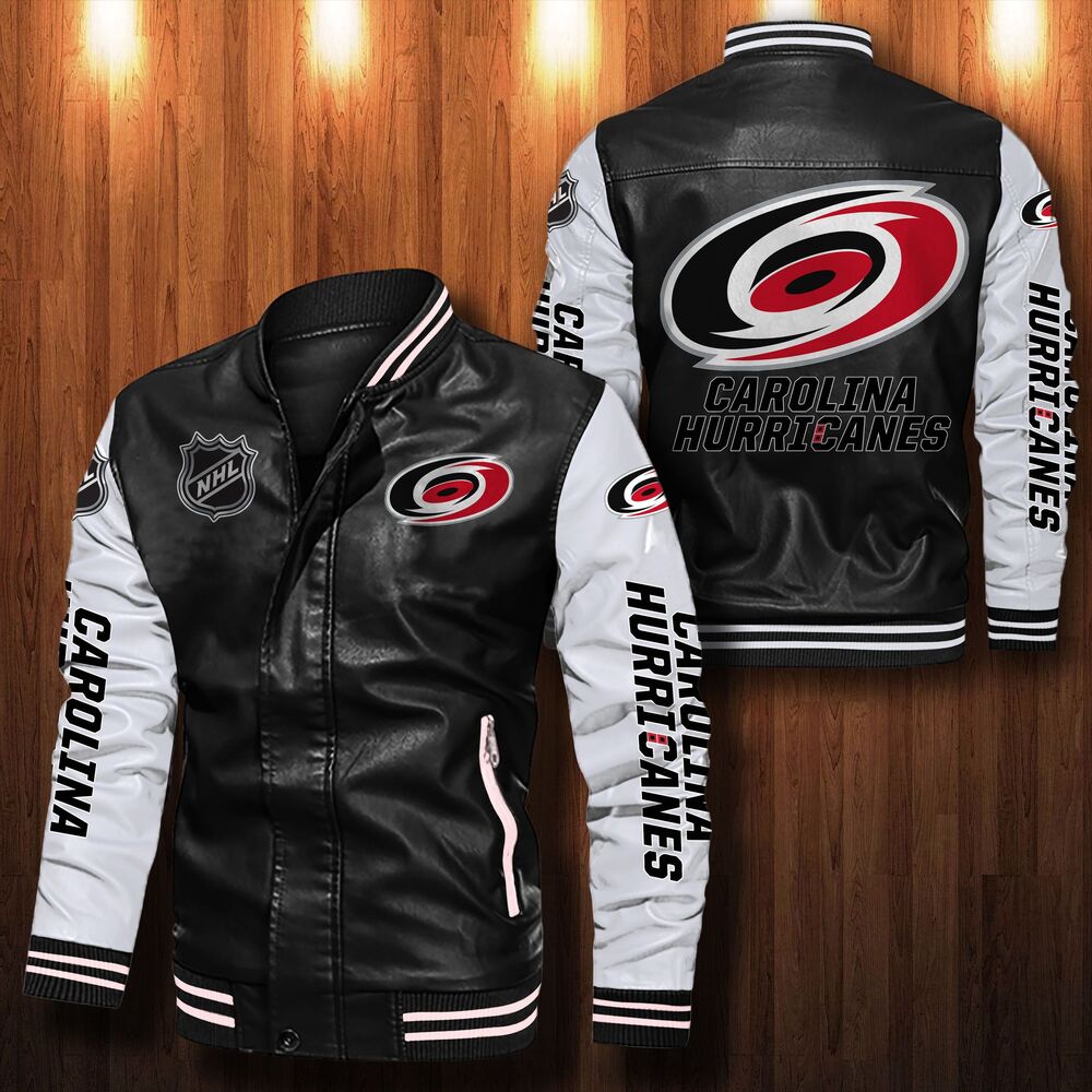 Leather Bomber Jacket