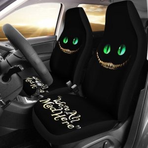 Cheshire Cat Face Alice In Wonderland Car Seat Covers - Car Accessories