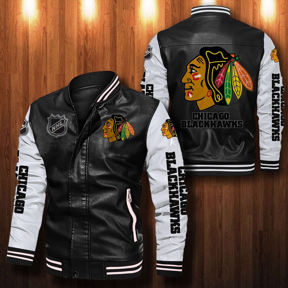 Leather Bomber Jacket