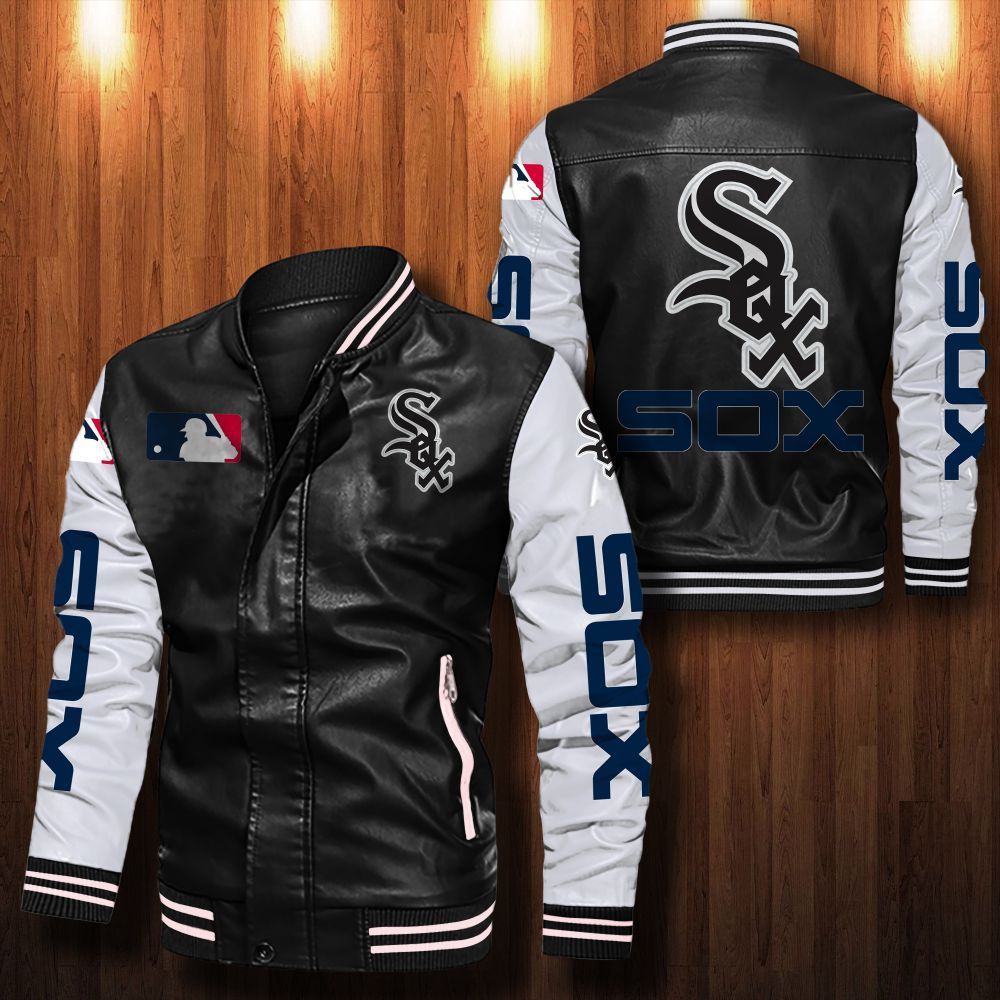 Leather Bomber Jacket