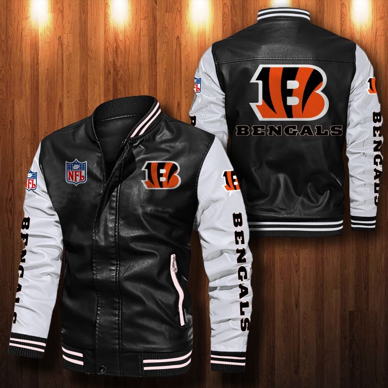 Leather Bomber Jacket