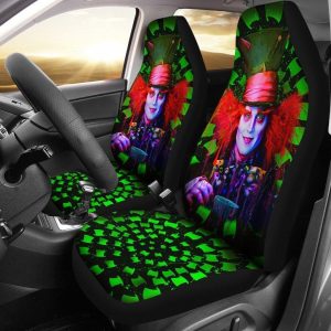 Clown Smile Alice In Wonderland Car Seat Covers - Car Accessories