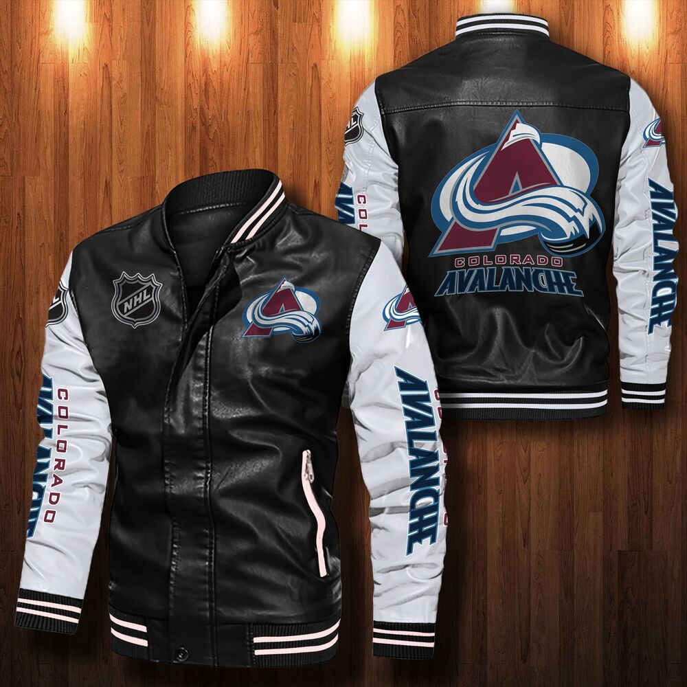 Leather Bomber Jacket