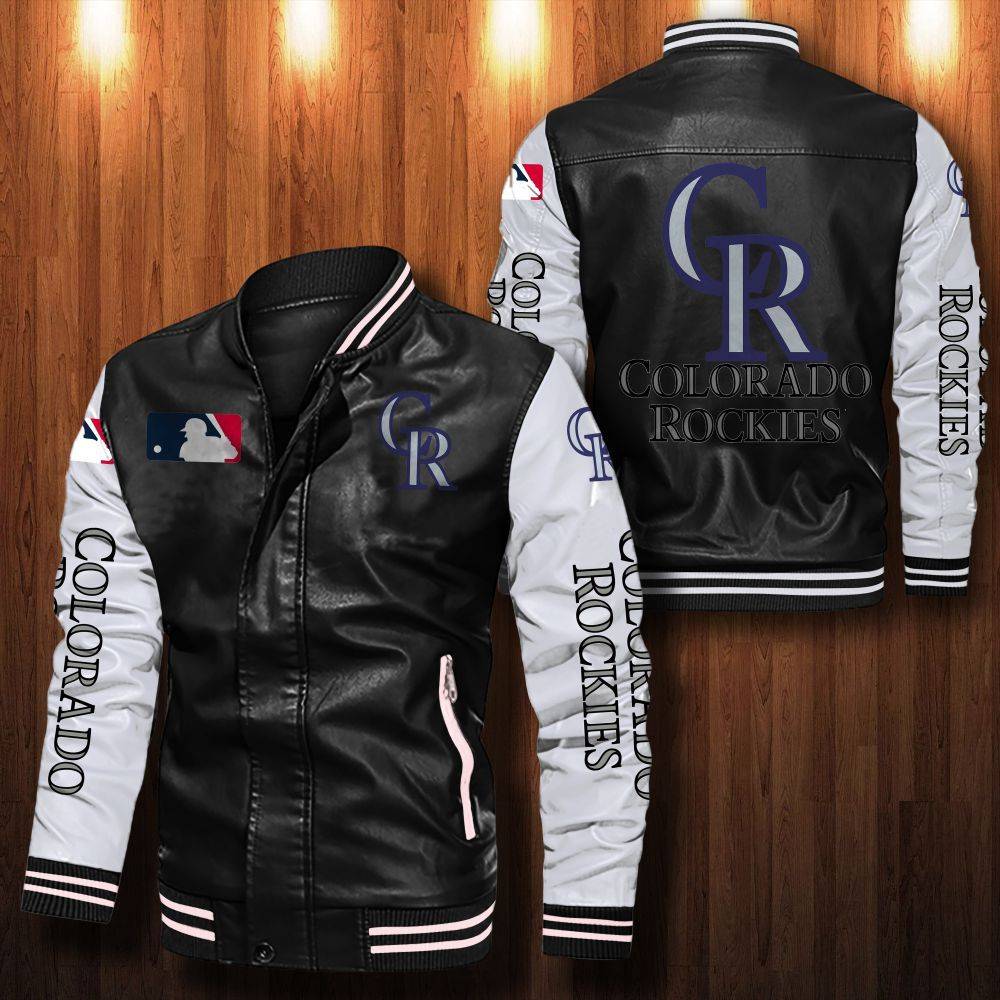 Leather Bomber Jacket