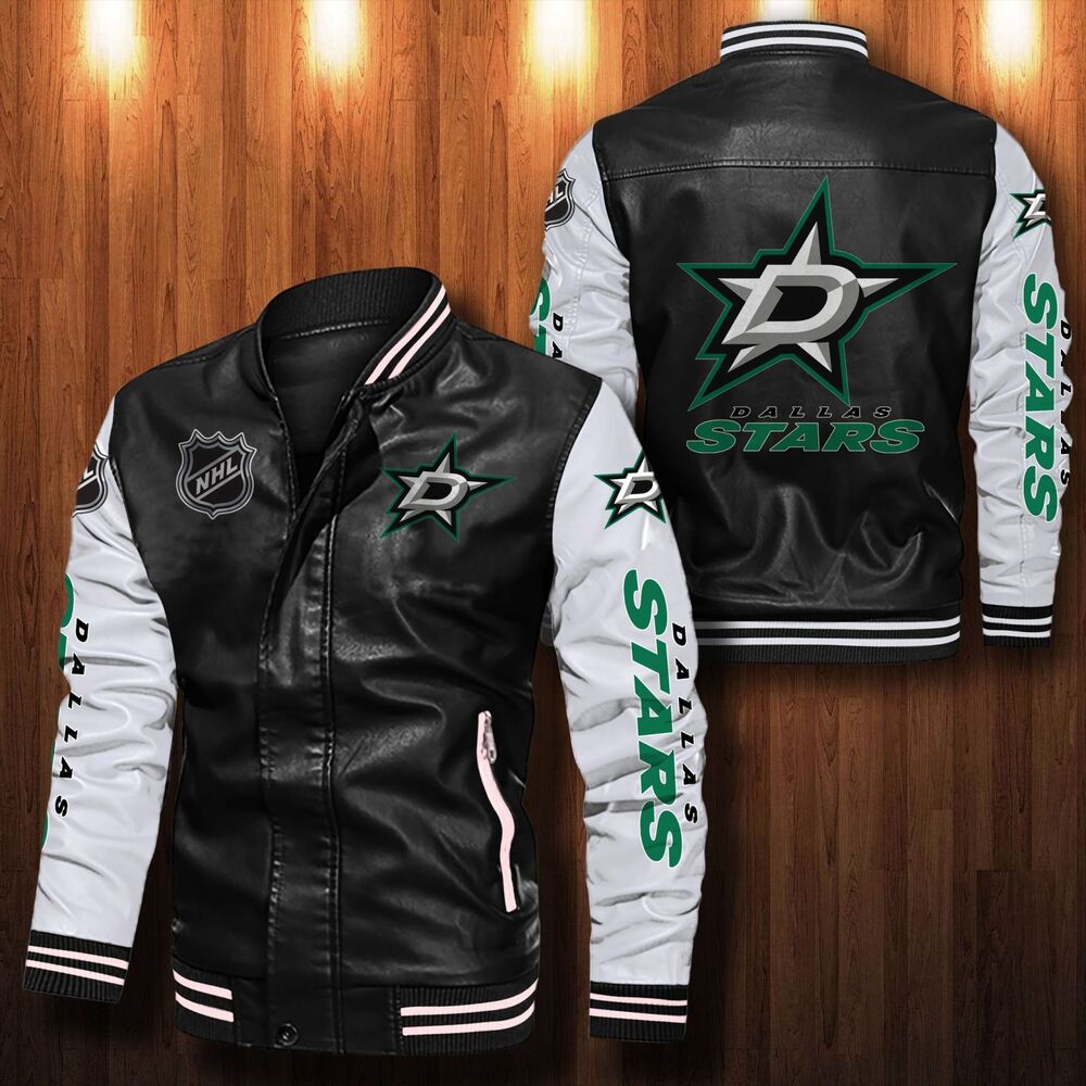 Leather Bomber Jacket