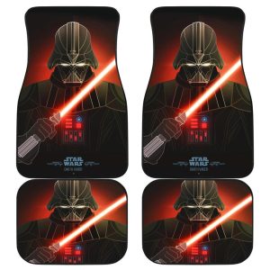 Darth Vader Star Wars In Red Theme Car Floor Mats SWCFM03
