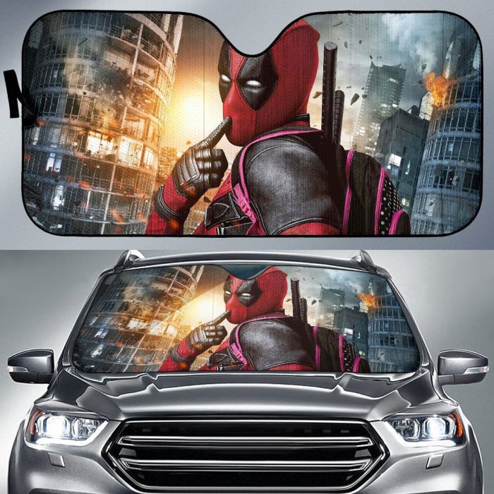 Deadpool Funny Car Sun Shades Movie Fan Gift