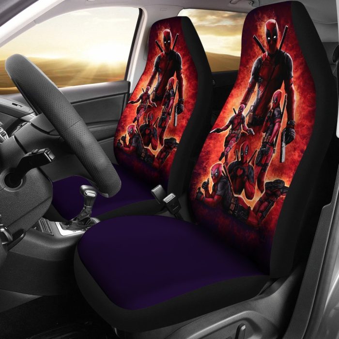 Deadpool Reaction Xmen Car Seat Covers - Car Accessories