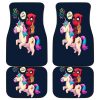 Deadpool Unicorn Chibi Funny Car Floor Mats