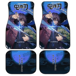 Demon Slayer Car Floor Mats - Giyu Tomioka Car Floor Mats Custom Demon Slayer: Kimetsu no Yaiba
