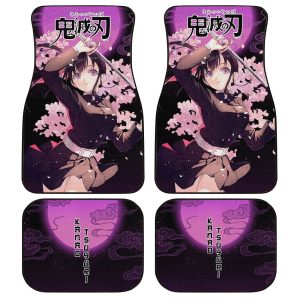 Demon Slayer Car Floor Mats - Kanao Car Floor Mats Custom Demon Slayer Anime Car Accessories Anime Gifts