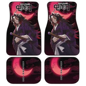 Demon Slayer Car Floor Mats - Kokushibo Car Floor Mats Custom Demon Slayer: Kimetsu no Yaiba