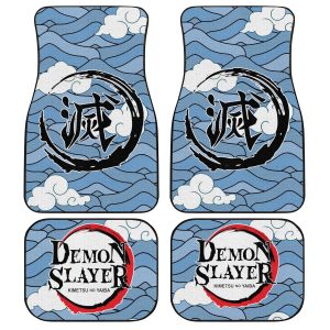 Demon Slayer Car Floor Mats - Sakonji Urokodaki Car Floor Mats Custom Demon Slayer Kimetsu no Yaiba