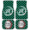 Demon Slayer Car Floor Mats - Tanjiro Uniform Car Floor Mats Custom Demon Slayer Anime Car Accessories