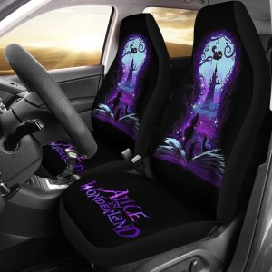 Discover Castle Alice In Wonderland DN Cartoon Car Seat Covers - Car Accessories