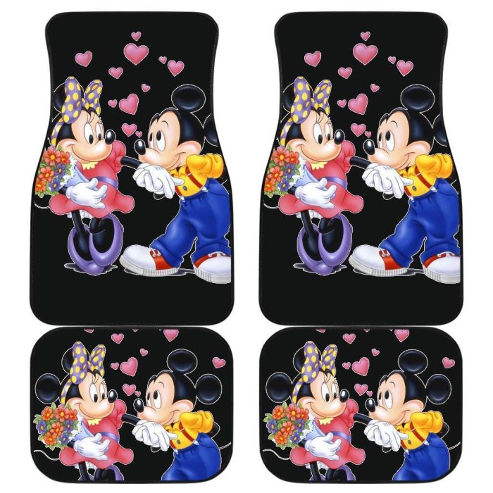 Disney Cartoon Mickey And Minnie Mouse Car Floor Mats MKCFM09