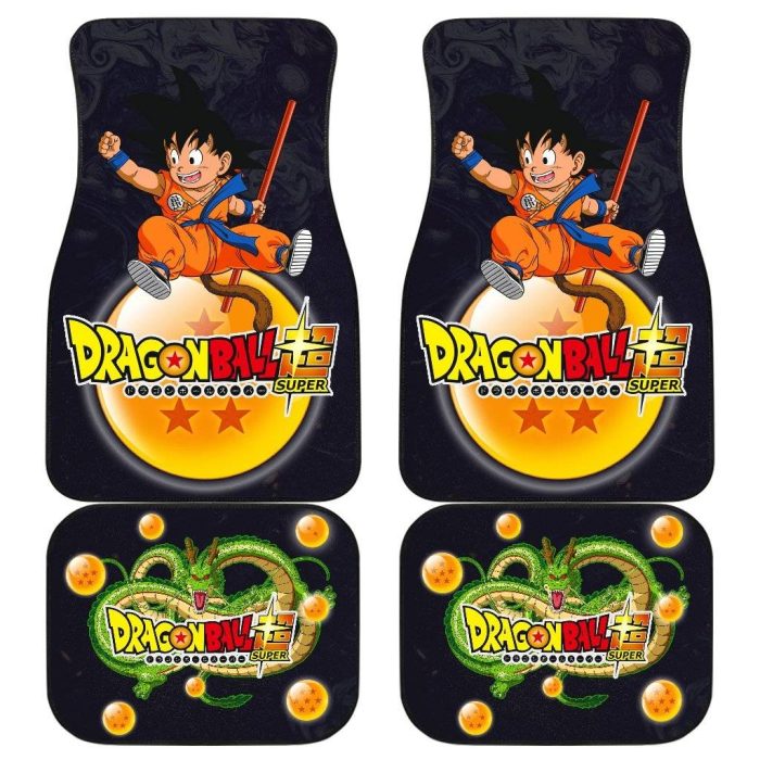 Dragon Ball Car Floor Mats - Goku Chico Anime Car Floor Mats