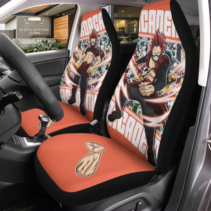 Eijiro Kirishima Car Seat Covers My Hero Academia Anime Car Accessories