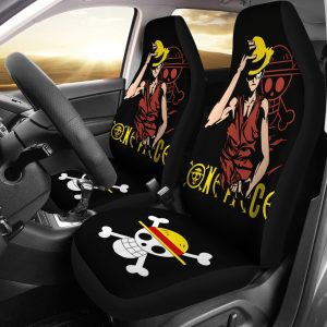 Fandomgift Luffy One Piece Car Seat Covers - Car Accessories