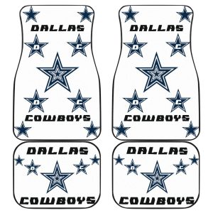 Football Team Car Floor Mats - Dallas Cowboys Blue Stars Car Mats