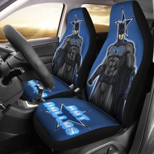 Football Team Car Seat Covers - Car Accessories - Batman Bat Dallas Cowboys Seat Covers