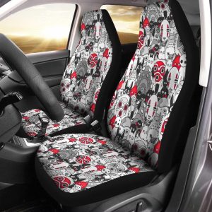 Ghibli Characters Anime Car Seat Covers - Car Accessories