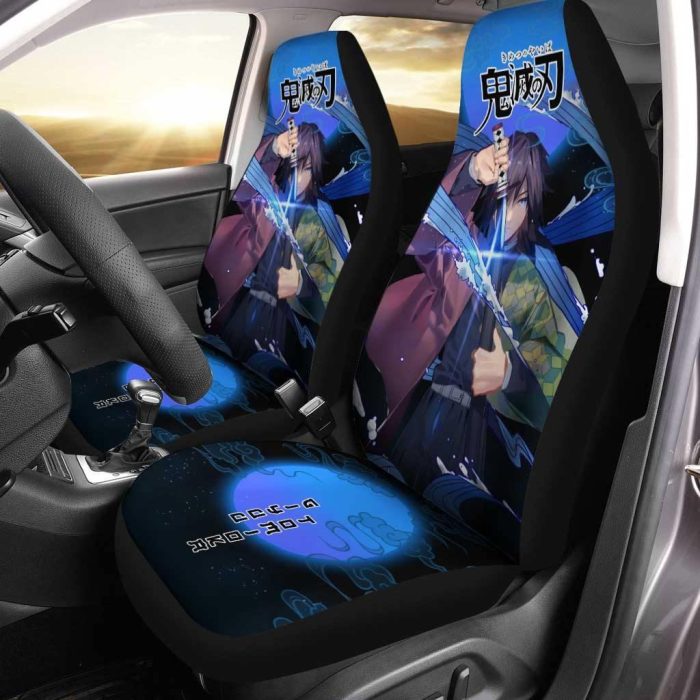 Giyu Tomioka Car Seat Covers - Car Accessories Custom Demon Slayer: Kimetsu no Yaiba