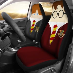 Harry Potter Art Custom Cartoon Car Seat Covers - Car Accessories