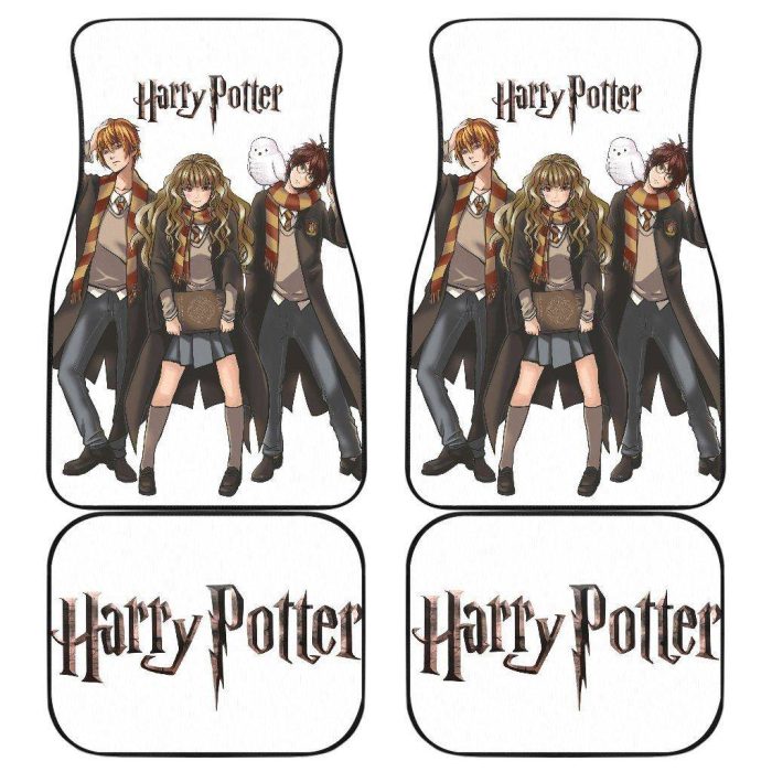 Harry Potter Car Floor Mats - Harry Potter Anime Style Car Mats CFMHP15