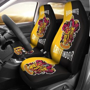 Harry Potter Car Seat Covers - Car Accessories - Gryffindor Car Seat Covers - Car Accessories Harry Potter Hogwarts Fan Gift