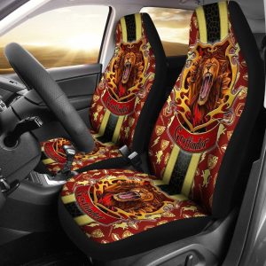 Harry Potter Car Seat Covers - Car Accessories - Harry Potter Gryffindor Art Car Seat Covers - Car Accessories