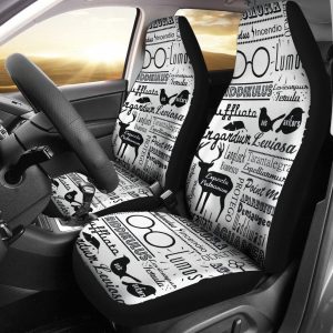 Harry Potter Car Seat Covers - Car Accessories - Hogwarts Newspaper Patterns Harry Potter Car Seat Covers - Car Accessories