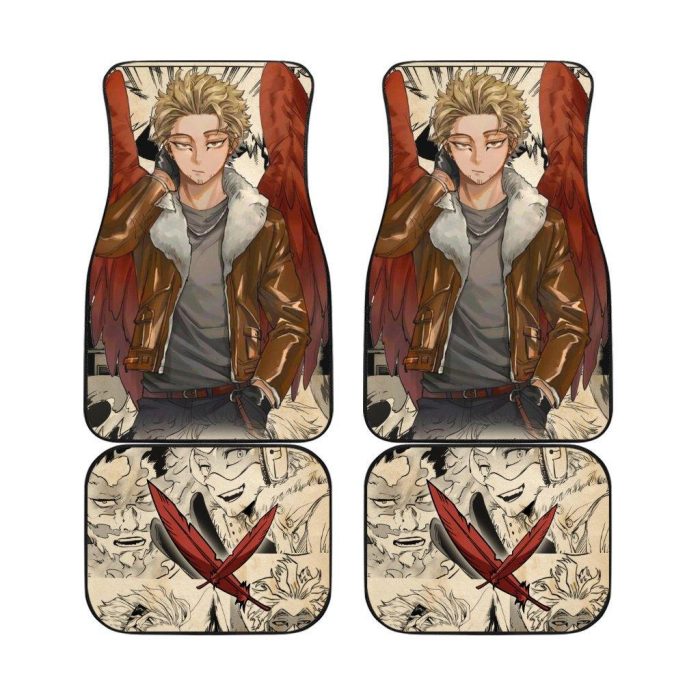 Hawks Mix Manga Car Floor Mats Anime My Hero Academia