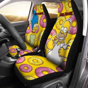 Homer and Marge The Simpsons Car Seat Covers - Car Accessories