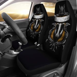 Hufflepuff Crest Harry Potter Car Seat Covers - Car Accessories